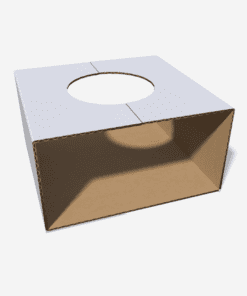 yxh010 trapezoidal folded corner zipper box circular double sided folder (kopi)
