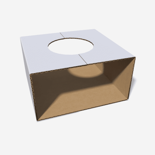 yxh010 trapezoidal folded corner zipper box circular double sided folder (复制)