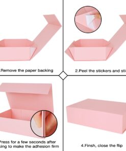 Eco-friendly paper folding packaging boxes bulk