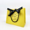 Wholesale Customizable Luxury Ribbon Bow Handle Paper Bags