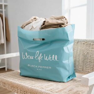 Custom Eco-Friendly Plastic Shopping Bags Custom Eco-Friendly Plastic Shopping Bags