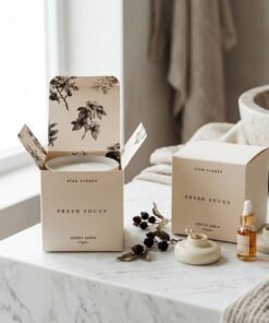 Rigid Paper Packaging for Candle Jars