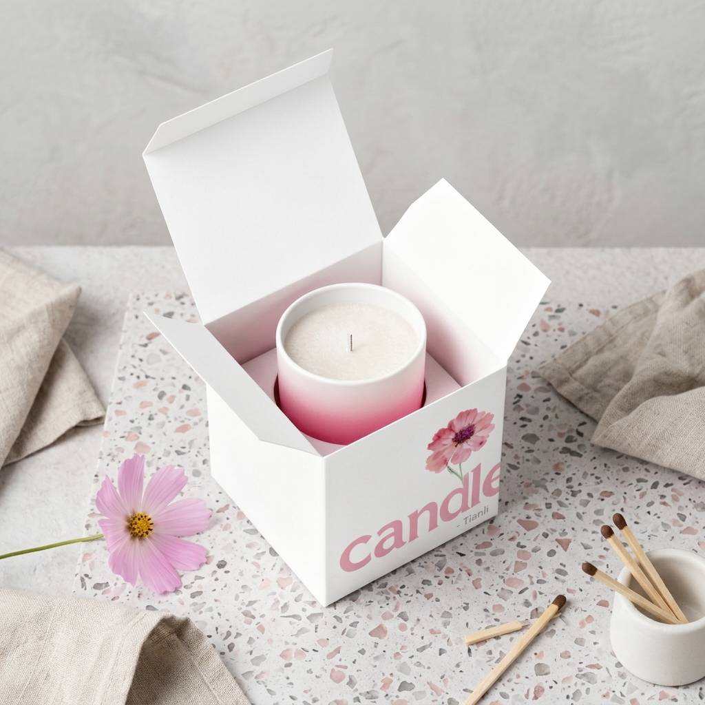 Custom Logo Printed Candle Box Custom Logo Printed Candle Box
