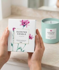Rigid Paper Box for Candle Jars