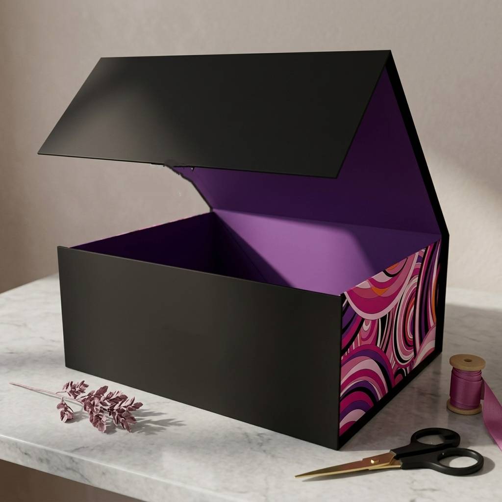 Exquisite Customizable Folding Box For High-End Event Favors Exquisite Customizable Folding Box For High-End Event Favors