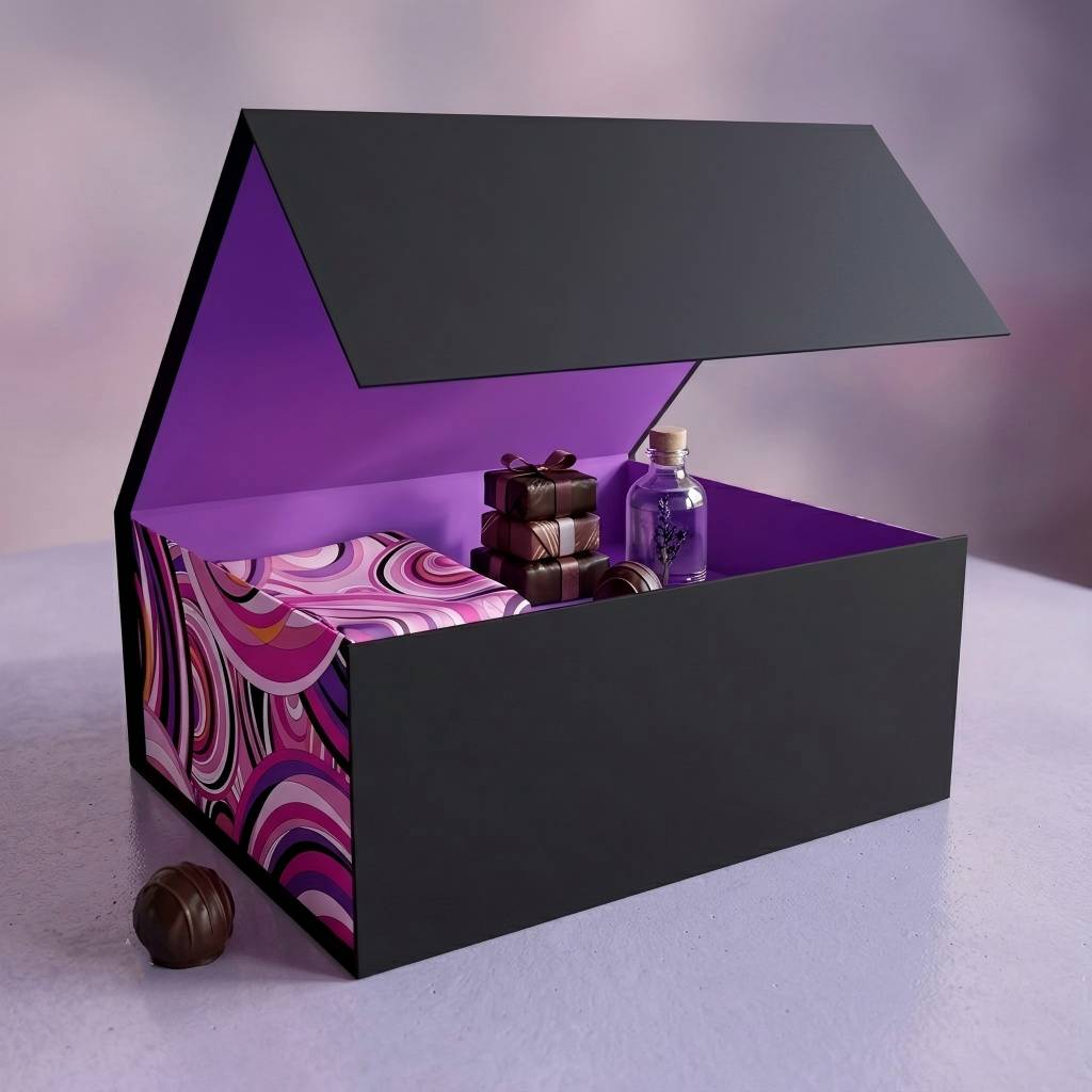 Luxury Rigid Folding Gift Box For Cosmetics And Jewelry Luxury Rigid Folding Gift Box For Cosmetics And Jewelry