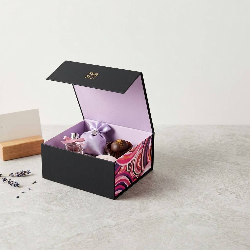 Modern Artistic Pattern Magnetic Box For Exclusive Brand Packaging Modern Artistic Pattern Magnetic Box For Exclusive Brand Packaging
