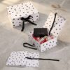 Custom Logo Foldable Paper Boxes with Playful Print Design in Bulk