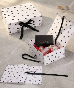Custom Logo Foldable Paper Boxes with Playful Print Design in Bulk