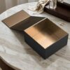 Minimalist Black Custom Folding Paper Box For Luxury Retail