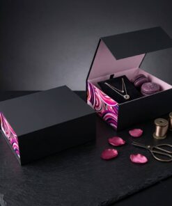 Custom Artistic Printed Magnetic Folding Gift Box For Luxury Brands