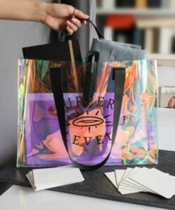 Premium Custom Logo Hologram Bags For Modern Streetwear Branding