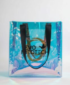 Custom Logo Iridescent Hologram Bags Wholesale For Trendy Brands