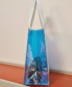 Durable Iridescent Holographic Tote Bags Custom Printed In Bulk