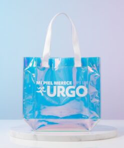 Durable Iridescent Holographic Tote Bags Custom Printed In Bulk