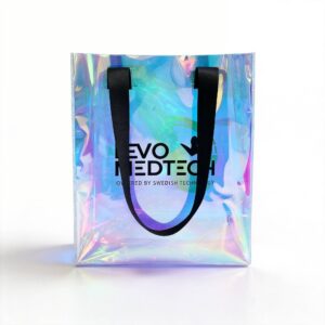 Brand Logo Print Hologram Bags Waterproof PVC Tote Bag Holographic
