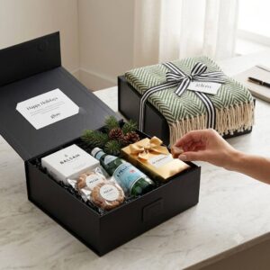 Premium magnetiskt lock i papperspresentaskar med anpassad logotyp Premium Magnetic Lid Paper Gift Boxes with Custom Logo