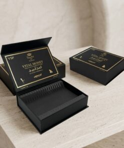 Sleek Magnetic Gift Boxes Featuring Precision Custom Gold Foil Branding