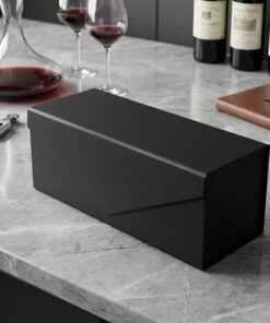 Custom Luxury Magnetic Gift Boxes For Premium Red Wine Bottles