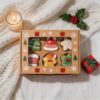 Festive Holiday Corrugated Mailer Box for Bakery Products