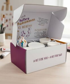Personalized White Mailer Boxes For Unique DIY Art Kits