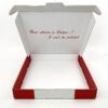 Custom Printed Corrugated Mailer Box with Unique Interior Print