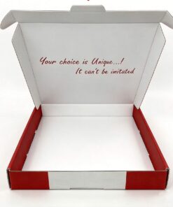 Custom Printed Corrugated Mailer Box with Unique Interior Print