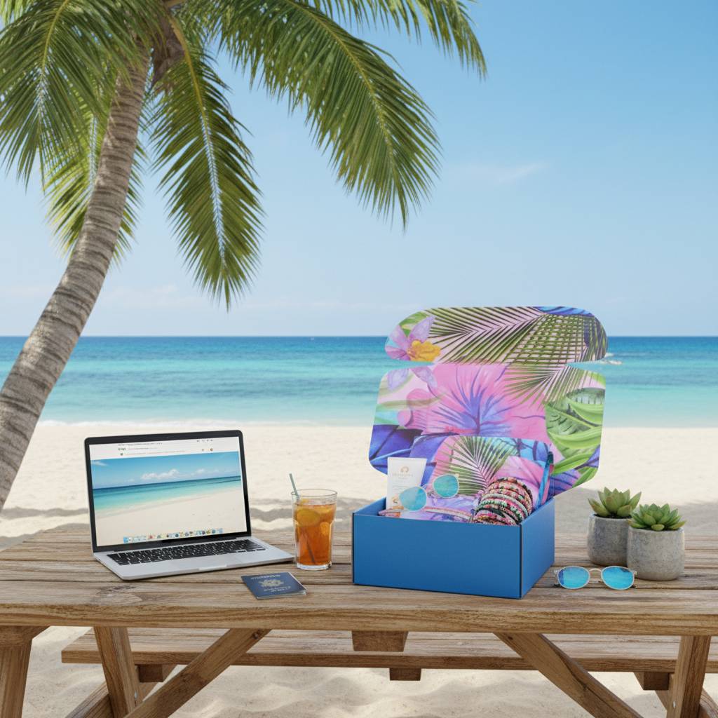 Wholesale Custom Design Corrugated Cardboard Beach Gift Box Wholesale Custom Design Corrugated Cardboard Beach Gift Box