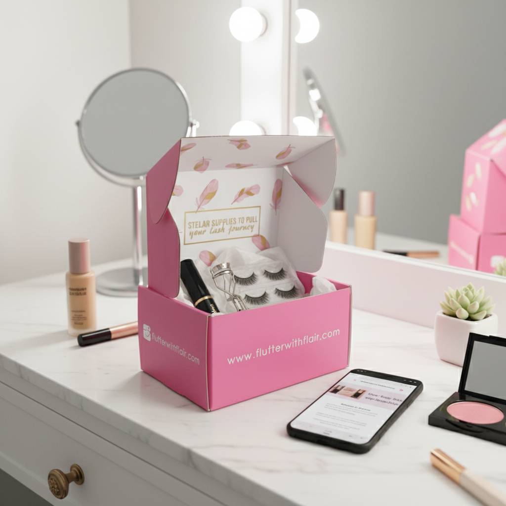 Sophisticated Custom Printed Mailer Box For Makeup And Beauty Sophisticated Custom Printed Mailer Box For Makeup And Beauty