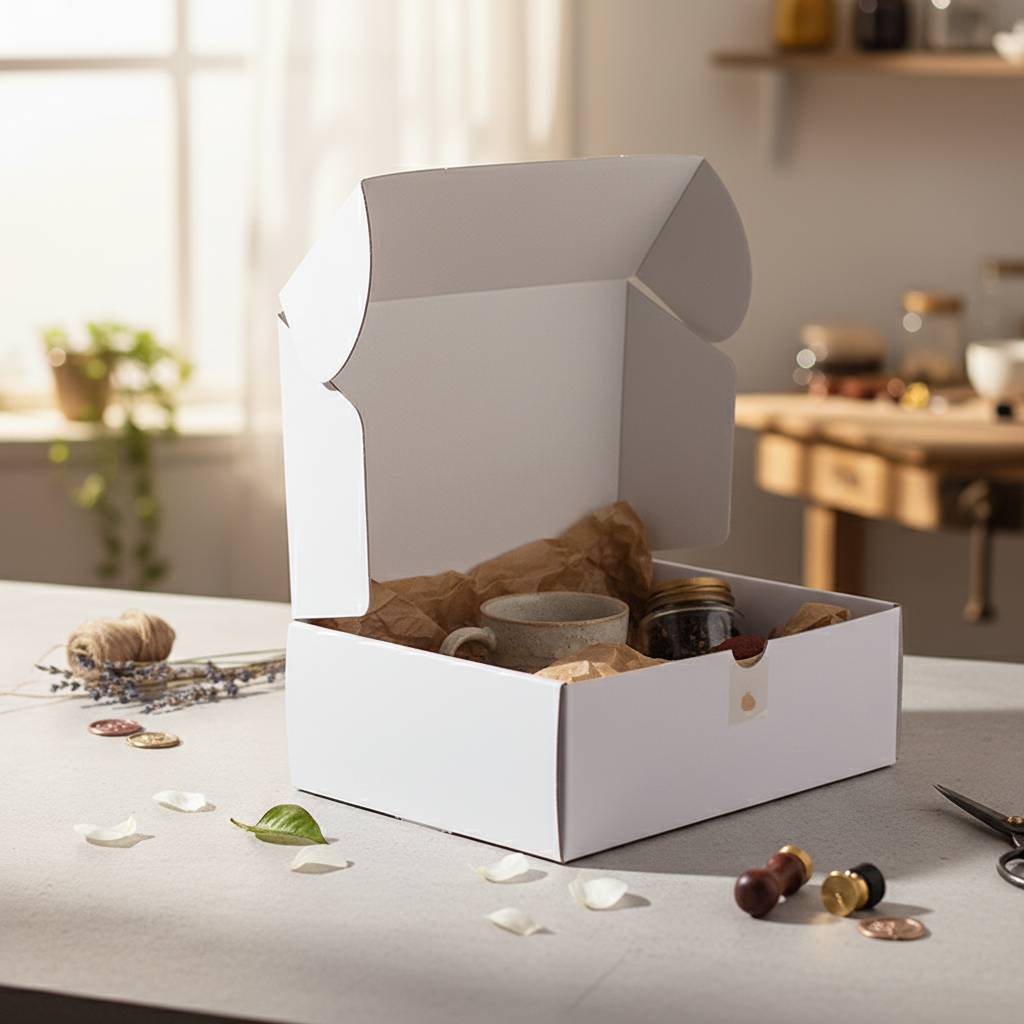 Premium Eco-Friendly White Mailer Boxes For Luxury E-commerce Packaging Premium Eco-Friendly White Mailer Boxes For Luxury E-commerce Packaging