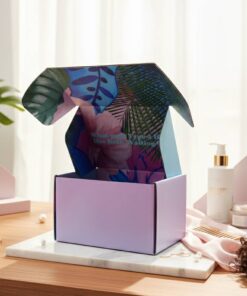 Stylish Matte Purple Mailer Box With Durable Protective Structure