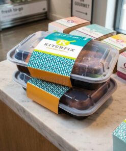 High Quality Paper Sleeve Solution For Plastic Meal Containers
