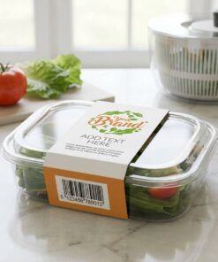 High Quality Paper Sleeve Solution For Clear Plastic Containers