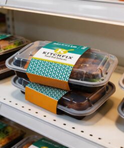 Premium Custom Printed Paper Sleeve For Meal Prep Containers