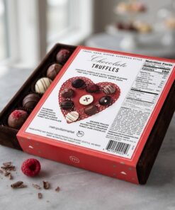 Eco Friendly Decorative Paper Sleeve For Confectionery Branding