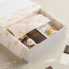 White Branded Wrapping Paper with Logo for Snack Subscription Boxes