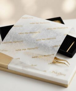 Custom Printed Tissue Paper For Luxury Lash Brand Packaging