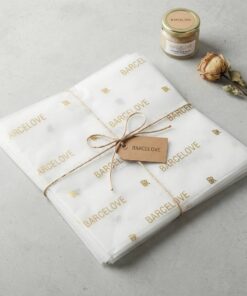 Handmade Folding Custom Printed Logo Gift Wrapping Tissue Paper for Gifts