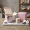 Custom cardboard packaging box for pillar candle