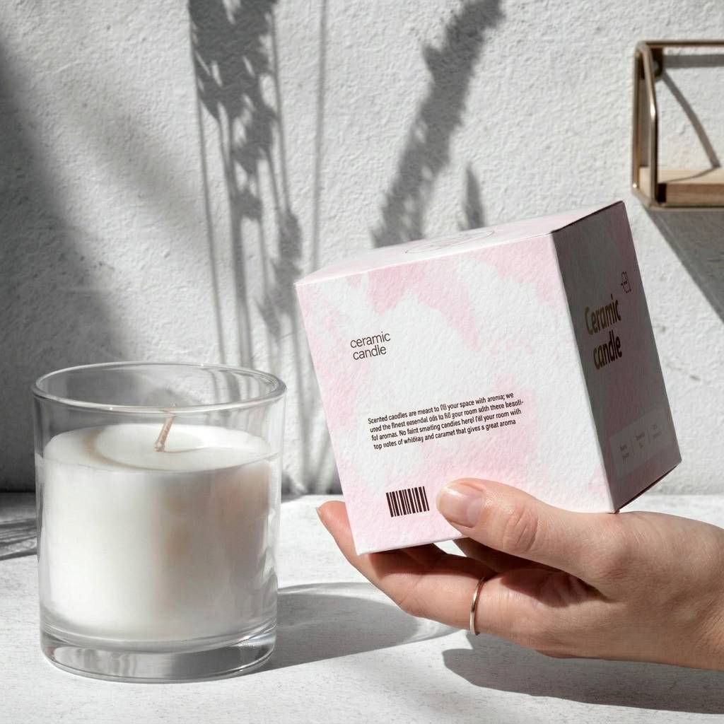 Customized cosmetic and candle gift box Customized cosmetic and candle gift box