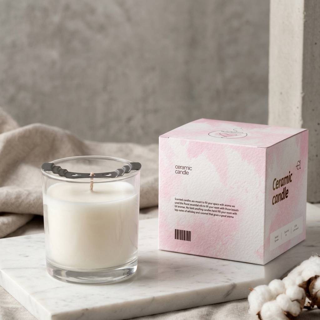 Custom design paper packaging for jar candle Custom design paper packaging for jar candle