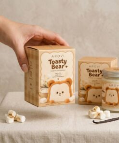 Custom printed paper box for jar candle
