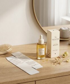 Custom logo printed paper box for hair care products