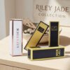 Black and gold cosmetic packaging boxes for lipstick