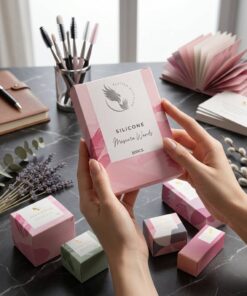 Custom printed pink paper box wholesale