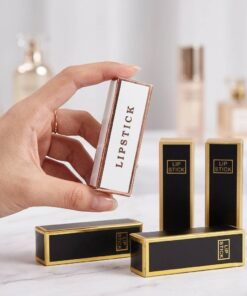 Custom logo paper box manufacturer for cosmetic lipsticks