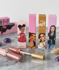 Creative graphic printed paper boxes for lip products