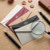 Custom gold foil stamped colored paper envelopes wholesale