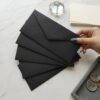 High quality matte black stationery envelopes manufacturer