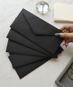 High quality matte black stationery envelopes manufacturer